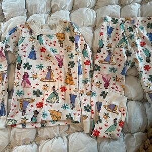 Kids Pajamas with Princess Print
